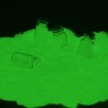Pigment verde fosforescent, lumineaza intens 12 ore, baza de apa