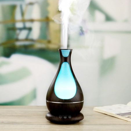 Difuzor ultrasunete aromaterapie, 400 ml, 12W, temporizator, iluminat LED