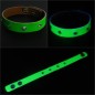 Bratara neon cu diamante, 20 cm, verde