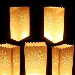 Lampioane decorative model soare, inaltime 25 cm, 5 bucati