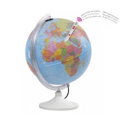 Glob pamantesc interactiv iluminat Parlamondo 30 cm, reda informatii limba engleza