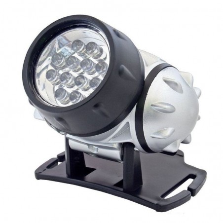 Lanterna de cap, 12 LED-uri alb rece, 4 moduri iluminare, unghi reglabil