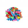Baloane latex multicolore, forme si dimensiuni diferite, set 100 bucati