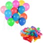 Baloane latex multicolore, forme si dimensiuni diferite, set 100 bucati