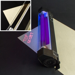 Cerneala UV invizibila rosie pe baza de apa, flacon 100 ml