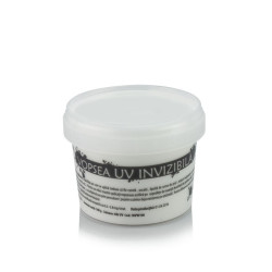 Vopsea invizibila fluorescenta reactiva UV, transparenta alba