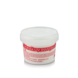 Vopsea invizibila fluorescenta reactiva UV, transparenta rosie