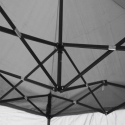 Cort 3x6 metri, impermeabil, cadru otel, evenimente, expozitii, alb