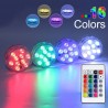 Lumina ambientala LED RGB, subacvatica, cu telecomanda, 7 cm, pentru piscine