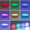 Lumina ambientala LED RGB, subacvatica, cu telecomanda, 7 cm, pentru piscine