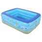 Piscina gonflabila copii, dreptunghiulara 180x140x60 cm, 3 inele, albastru Piscina gonflabila copii, dreptunghiulara 180x140x60 cm, 3 inele, albastru