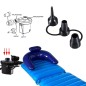 Pompa de aer electrica umflare dezumflare, alimentare priza, 3 duze