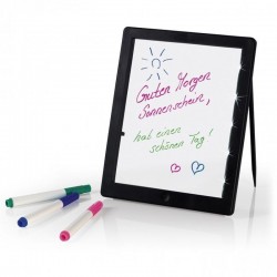 Tablita LED rescriptibila neon, 3 markere flourescente, 22.5x18 cm