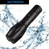 Lanterna LED XML-T6 200 lm, 5 moduri iluminare, functie Zoom, metalica