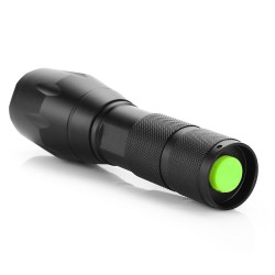 Lanterna LED XML-T6 200 lm, 5 moduri iluminare, functie Zoom, metalica