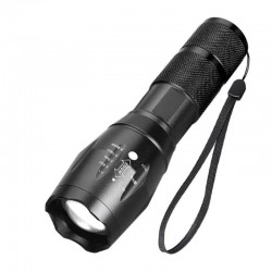 Lanterna LED XML-T6 200 lm, 5 moduri iluminare, functie Zoom, metalica