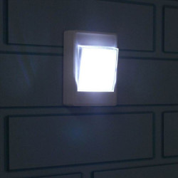 Lampa LED COB 3W, 200 lm, insertie autoadeziva, portabila, 10x8 cm