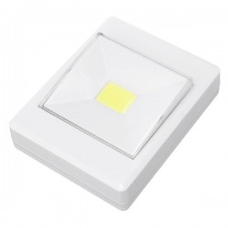 Lampa LED COB 3W, 200 lm, insertie autoadeziva, portabila, 10x8 cm