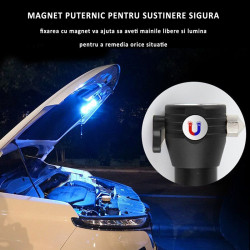 Lanterna LED CREE 3W, 9 in 1 reincarcabila, alarma, functie powerbank, cutter