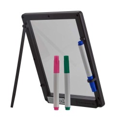 Tablita LED rescriptibila neon, 3 markere flourescente, 22.5x18 cm