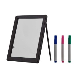 Tablita LED rescriptibila neon, 3 markere flourescente, 22.5x18 cm