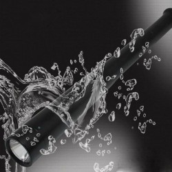 Lanterna CREE LED, autoaparare, 3 moduri iluminare, forma baston, metalica