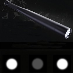 Lanterna LED tip baston, Zoom, 200 lm, 5 moduri iluminare, metalica
