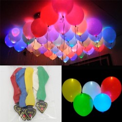 Baloane cu LED, culori luminoase variate, diametru 40 cm