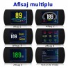 Display auto TFT LCD 4.2 inch, afisaj viteza si kilometraj, interfata OBD-II