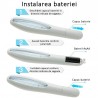 Lampa UVC bactericida 4W, sterilizator portabil cu timer, tip bagheta, LCD
