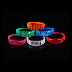 Kit bratari LED multicolore cu telecomanda, 3 moduri iluminare