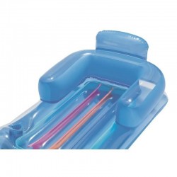 Saltea gonflabila pentru piscina, fotoliu sezlong 150x77 cm, suport pahar