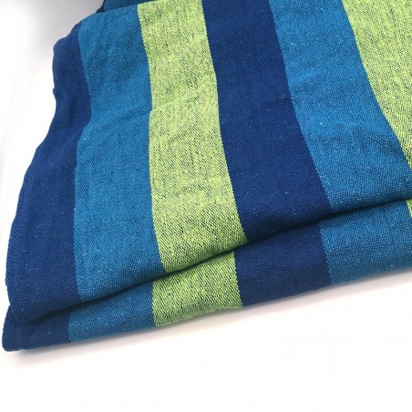 Hamac tip leagan, 100x90 cm, bara suport de lemn, bumbac dens, maxim 120 kg