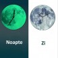 Ceas de perete Moon fosforescent, quartz, diametru 30 cm
