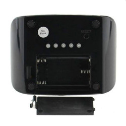 Ceas digital LED 7 culori, ecran tactil, temperatura, data, cronometru, alarma