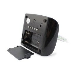Ceas digital LED 7 culori, ecran tactil, temperatura, data, cronometru, alarma