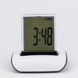 Ceas digital LED 7 culori, ecran tactil, temperatura, data, cronometru, alarma