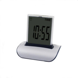 Ceas digital LED 7 culori, ecran tactil, temperatura, data, cronometru, alarma