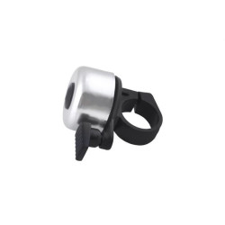 Sonerie bicicleta tricicleta, mecanica, diametru fixare 2-2.5 cm, argintie