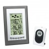 Statie meteo cu emitator extern, LCD, alarma, Snooze, ceas, calendar