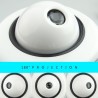 Ceas de birou iluminat LED, proiectie ora, alarma, 5 melodii, temperatura