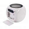Ceas de birou iluminat LED, proiectie ora, alarma, 5 melodii, temperatura