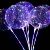 Balon Bobo luminos, 50 LED-uri multicolore, diametru 35 cm, 3 moduri iluminare