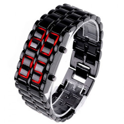 Ceas LED lava Iron Samurai pentru barbati