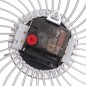 Ceas de perete cu cristale, mecanism Quartz, 50 cm, cifre arabe, otel Ceas de perete cu cristale, mecanism Quartz, 50 cm, cifre arabe, otel
