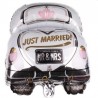 Balon folie Just Married MR&MRS, forma masina, 59x47, multicolor
