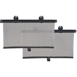 Parasolar auto lateral, jaluzea retractabila masina, 40x45 cm, 2 bucati
