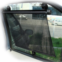 Parasolar auto lateral, jaluzea retractabila masina, 40x45 cm, 2 bucati