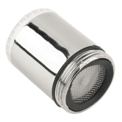 Cap de robinet cu LED RGB, termosensibil, cilindric, adaptor, 6.5 cm
