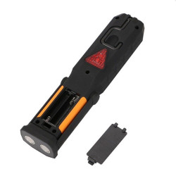 Lanterna LED COB 3W, reincarcabila, magnet, carlig, adaptor bricheta auto